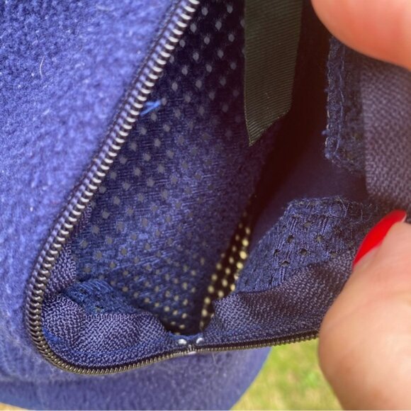 PATAGONIA VEST SYNCHILLA COAT JACKET BLUE FLEECE ZIP FRONT POCKETS SIZE M - Picture 5 of 12